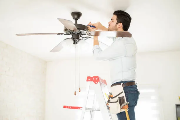 Colocador de ventilador de teto
